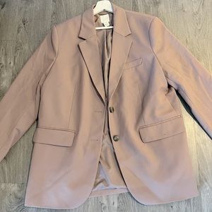 Mauve Oversized Blazer